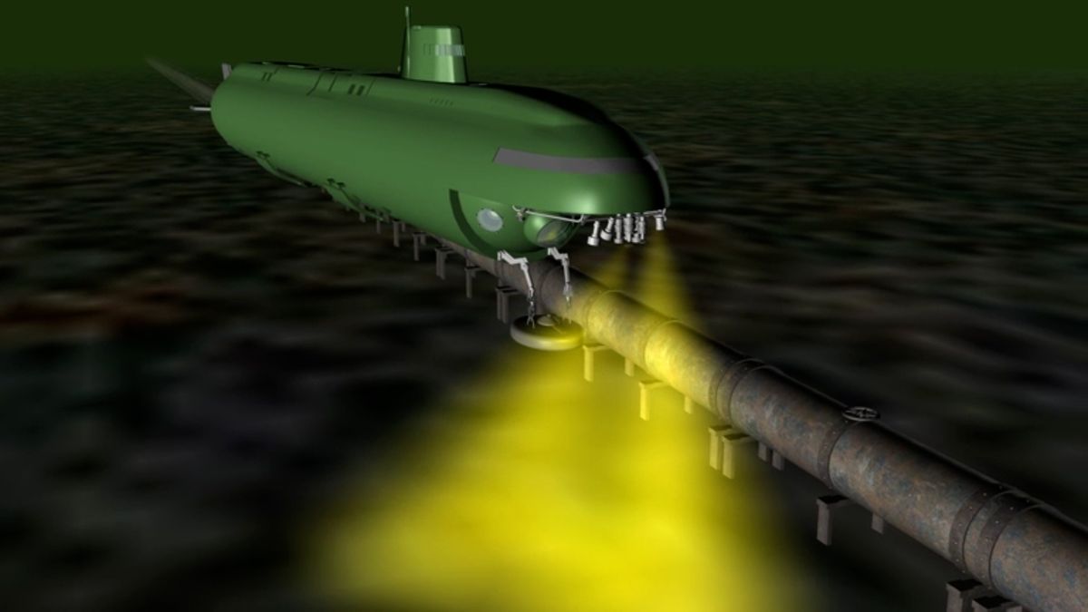 Animace ukazuje, jak mohla Nord Stream poškodit tajemná ruská ponorka